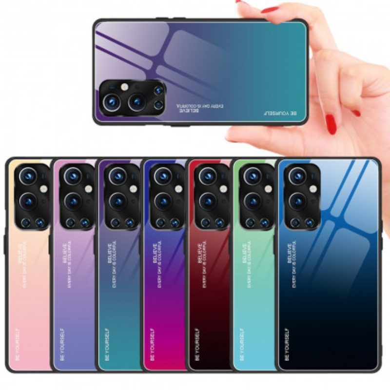 Cover OnePlus 9 Pro Vetro Temperato Sii Te Stesso