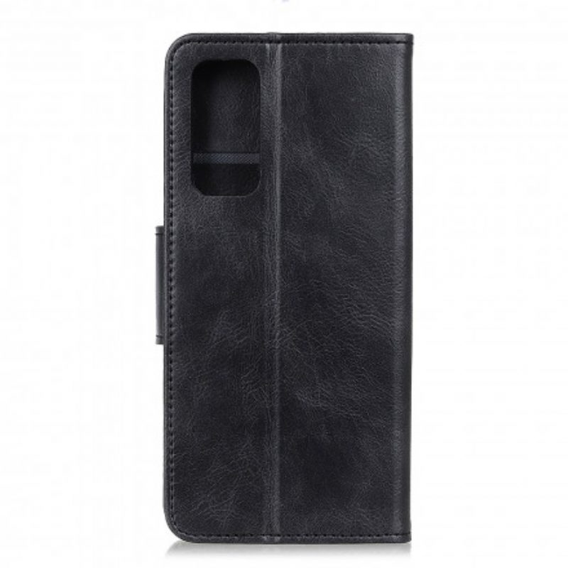 Custodia in pelle OnePlus 9 Pro Chiusura Reversibile Effetto Pelle