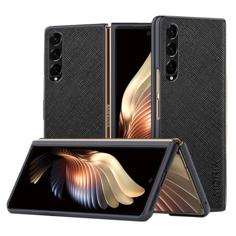 Cover Samsung Galaxy Z Fold 4 Aioria Trama Intrecciata In Ecopelle