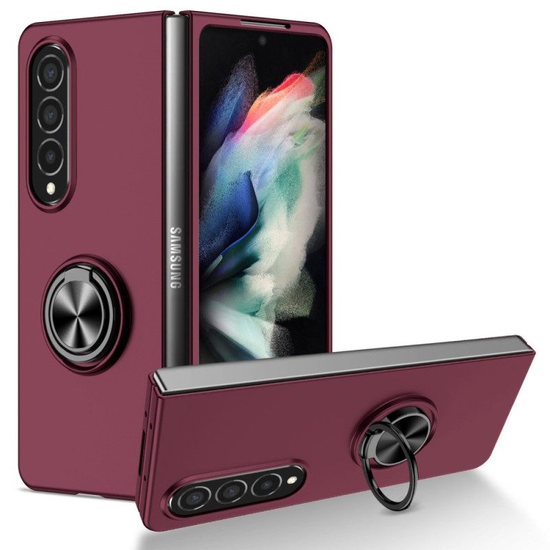 Cover Samsung Galaxy Z Fold 4 Anello Di Colore Di Base