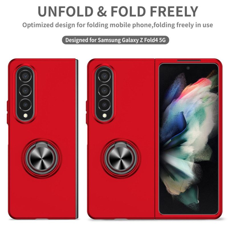 Cover Samsung Galaxy Z Fold 4 Anello Di Colore Di Base