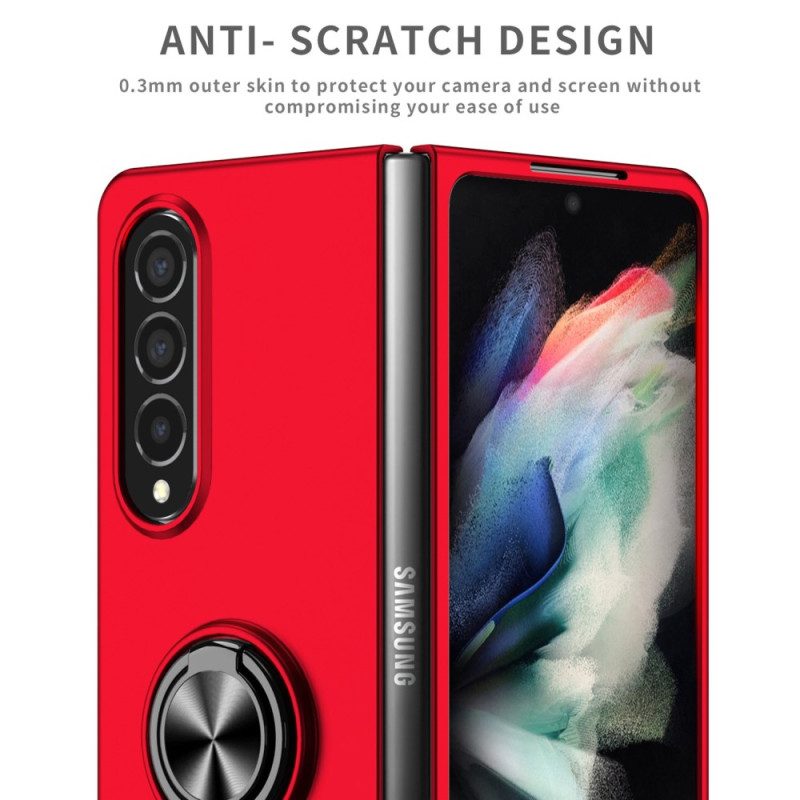 Cover Samsung Galaxy Z Fold 4 Anello Di Colore Di Base