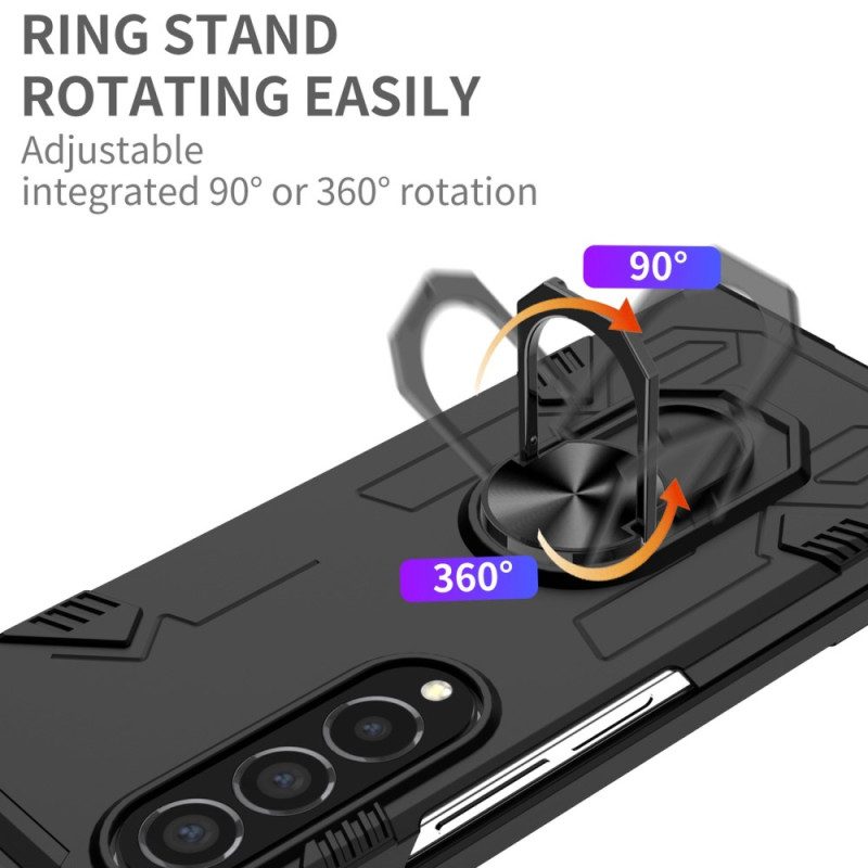 Cover Samsung Galaxy Z Fold 4 Anello Di Metallo