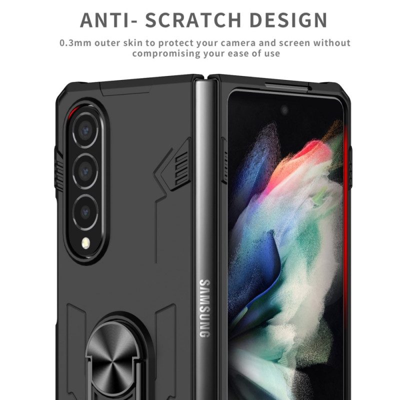 Cover Samsung Galaxy Z Fold 4 Anello Di Metallo