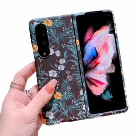 Cover Samsung Galaxy Z Fold 4 Carta Da Parati Con Fiori