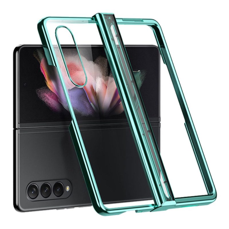 Cover Samsung Galaxy Z Fold 4 Cerniera Metallica Trasparente