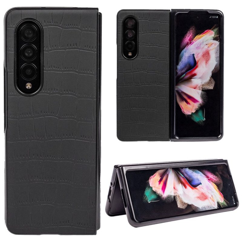 Cover Samsung Galaxy Z Fold 4 Coccodrillo Goffrato