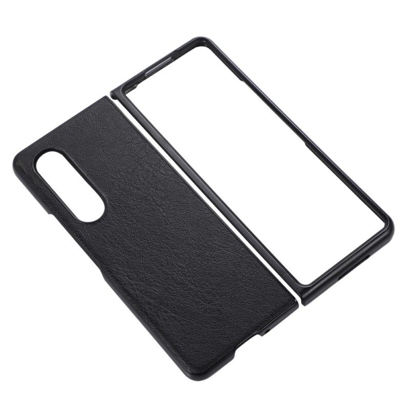 Cover Samsung Galaxy Z Fold 4 Ecopelle Bicolore Testurizzata