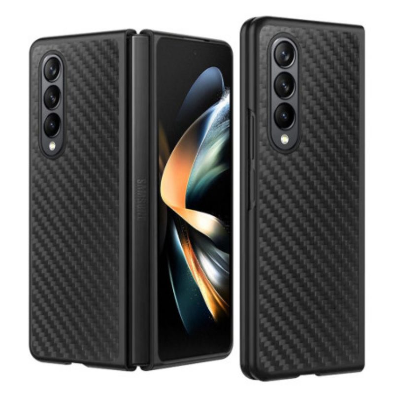 Cover Samsung Galaxy Z Fold 4 Fibra Di Carbonio E Microfibra