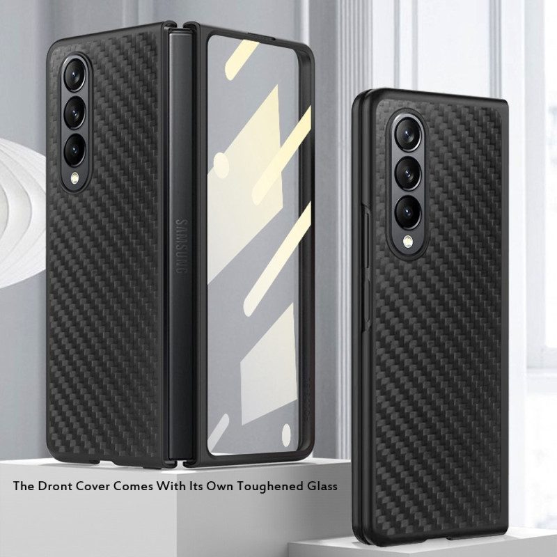 Cover Samsung Galaxy Z Fold 4 Fibra Di Carbonio E Microfibra