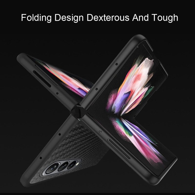 Cover Samsung Galaxy Z Fold 4 Fibra Di Carbonio E Microfibra