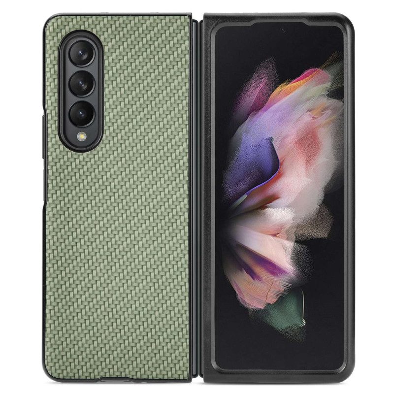 Cover Samsung Galaxy Z Fold 4 Fibra Di Carbonio Effetto Intrecciato