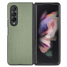 Cover Samsung Galaxy Z Fold 4 Fibra Di Carbonio Effetto Intrecciato