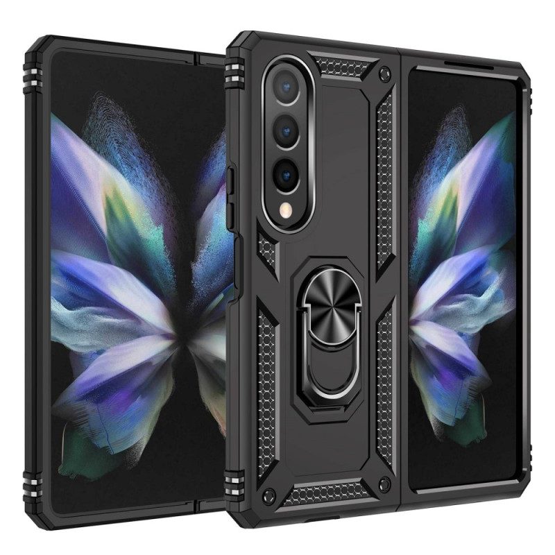 Cover Samsung Galaxy Z Fold 4 Grado Militare Con Anello