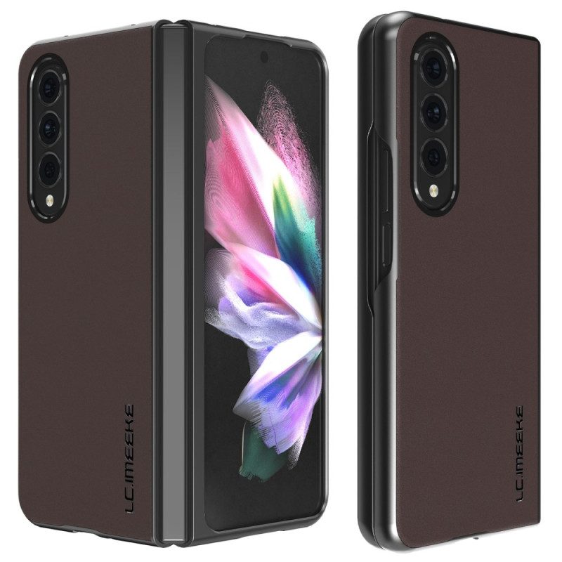 Cover Samsung Galaxy Z Fold 4 Lc. Imeeke Morbida Ecopelle