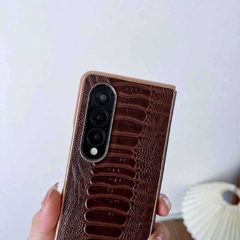 Cover Samsung Galaxy Z Fold 4 Linea Cocco