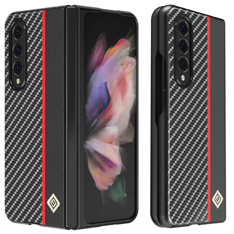 Cover Samsung Galaxy Z Fold 4 Linea Fibra Di Carbonio Lc. Imeeke