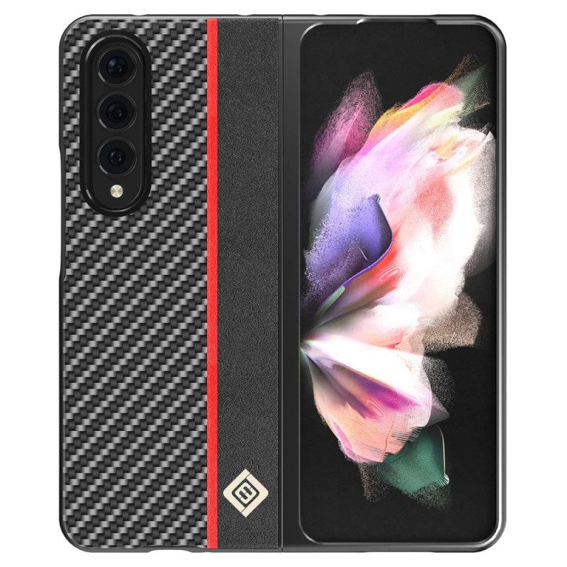 Cover Samsung Galaxy Z Fold 4 Linea Fibra Di Carbonio Lc. Imeeke