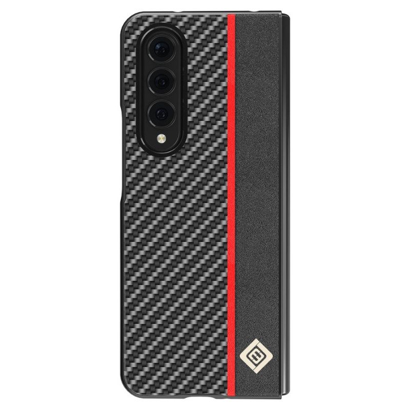 Cover Samsung Galaxy Z Fold 4 Linea Fibra Di Carbonio Lc. Imeeke