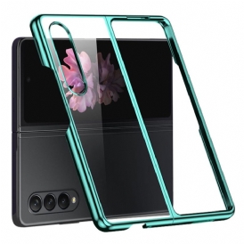 Cover Samsung Galaxy Z Fold 4 Metallico Trasparente