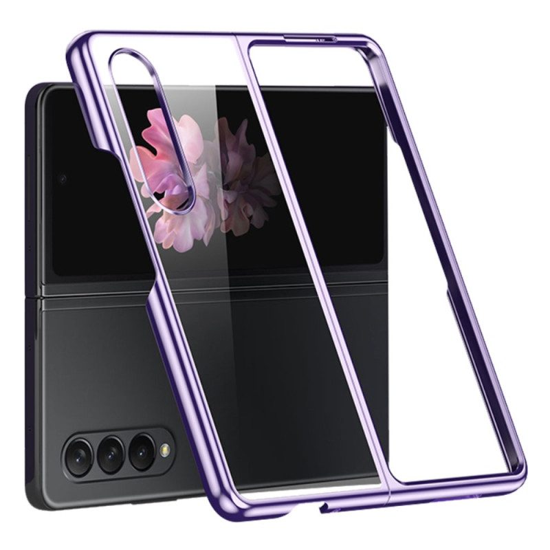 Cover Samsung Galaxy Z Fold 4 Metallico Trasparente