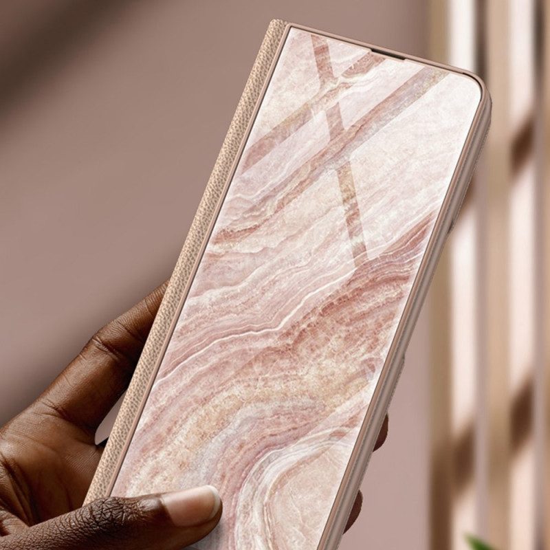 Cover Samsung Galaxy Z Fold 4 Onde Di Marmo Gkk