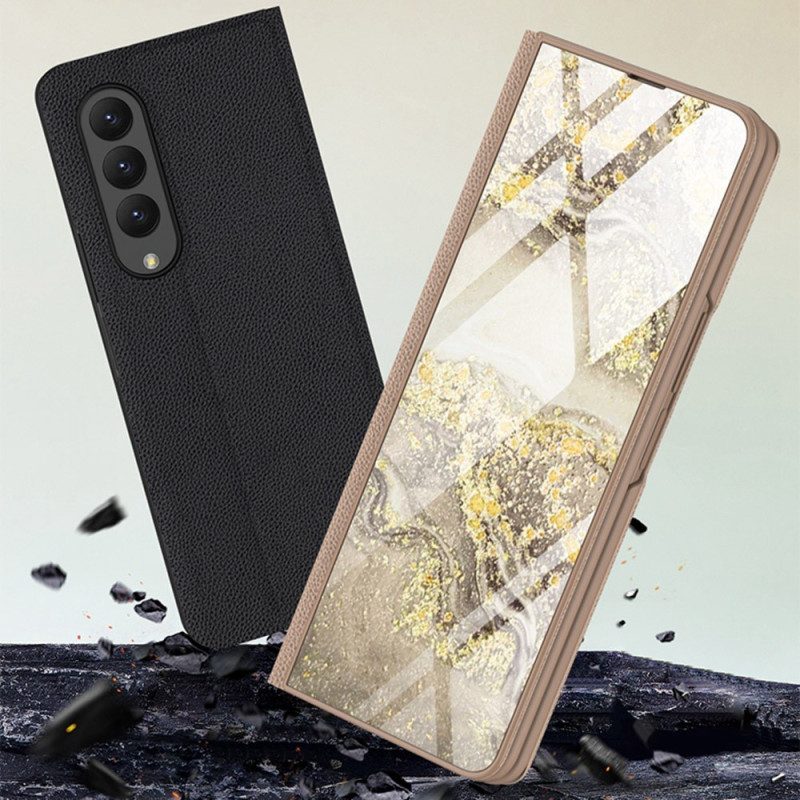 Cover Samsung Galaxy Z Fold 4 Onde Di Marmo Gkk