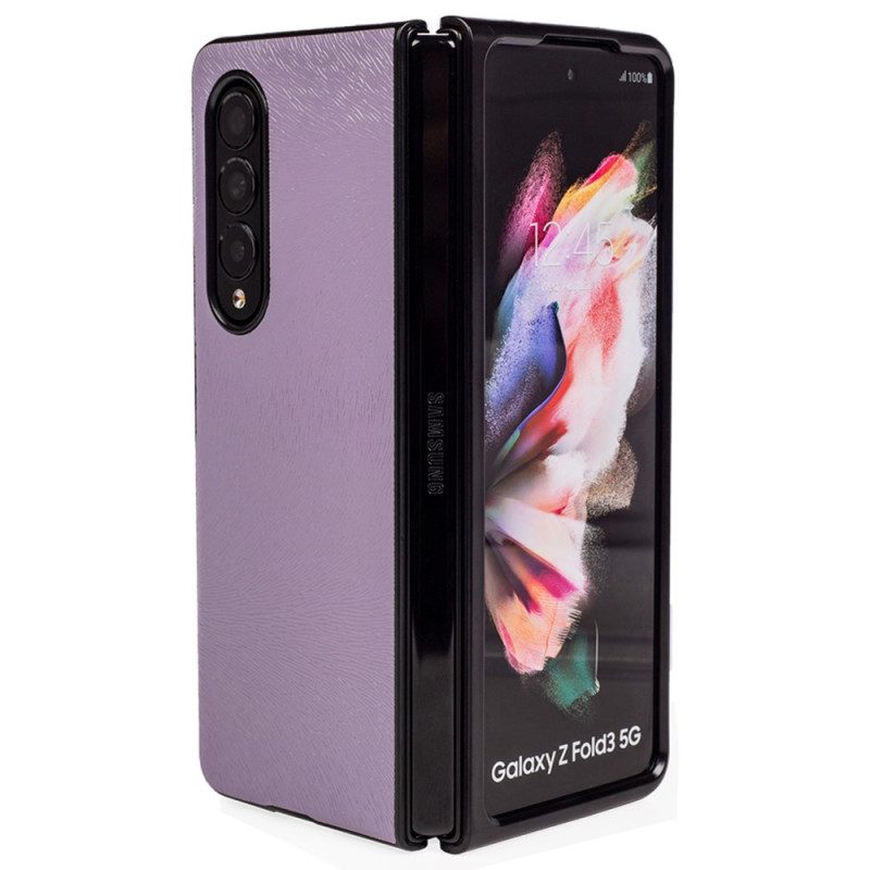 Cover Samsung Galaxy Z Fold 4 Pelliccia Goffrata