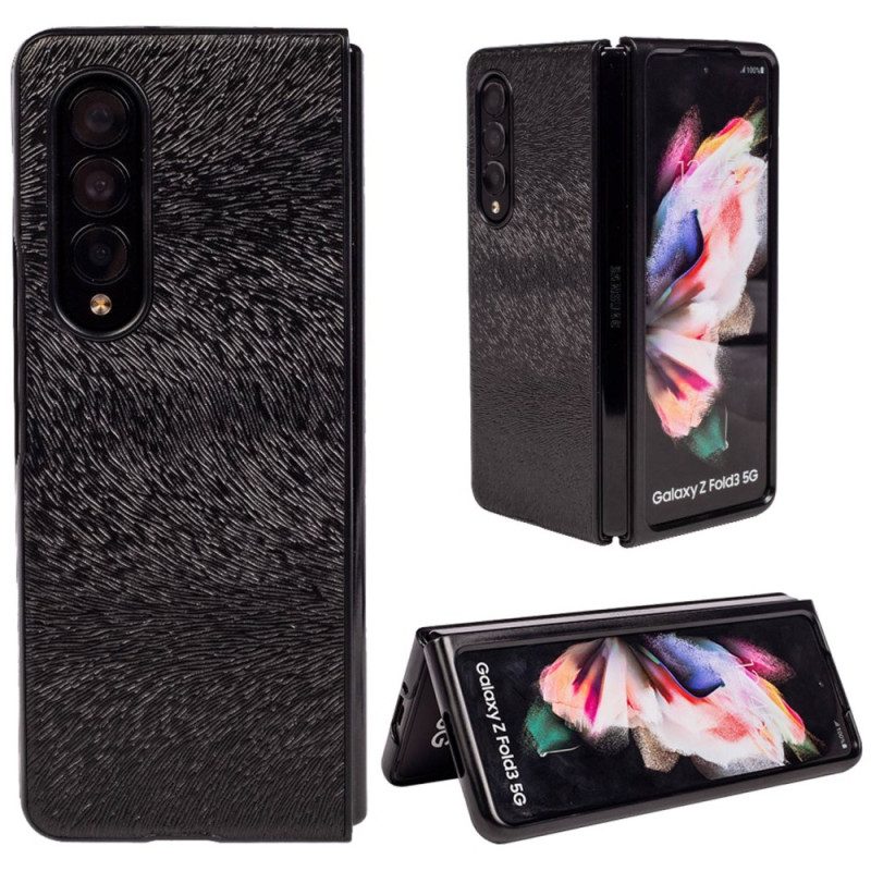 Cover Samsung Galaxy Z Fold 4 Pelliccia Goffrata