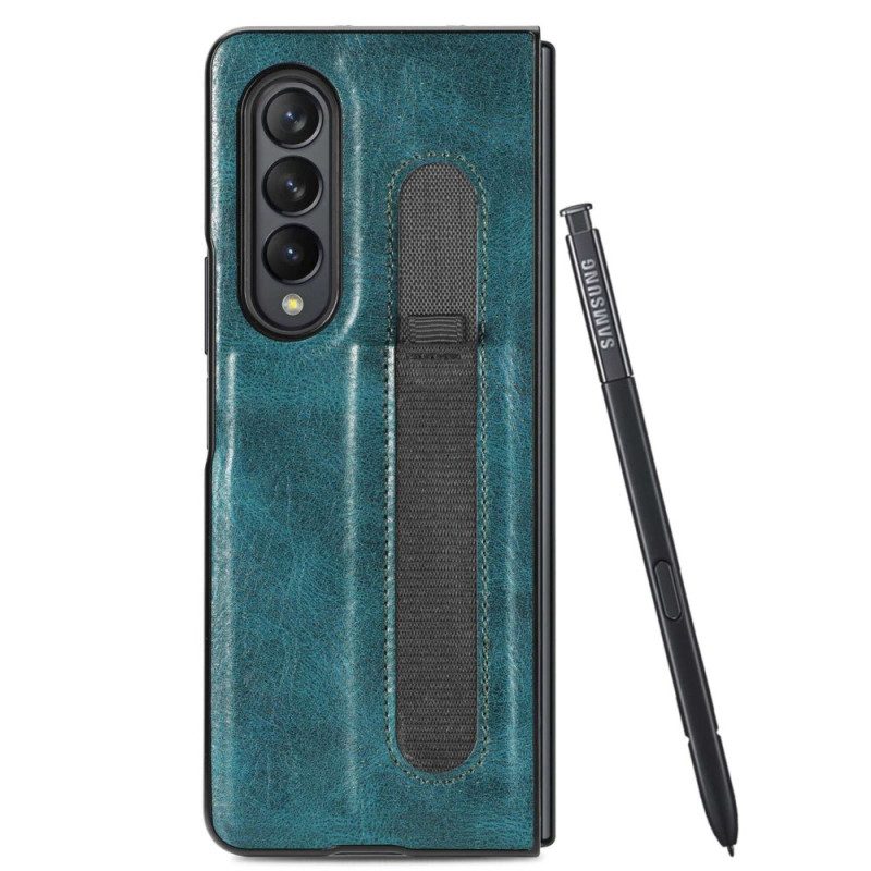 Cover Samsung Galaxy Z Fold 4 Stilo In Ecopelle