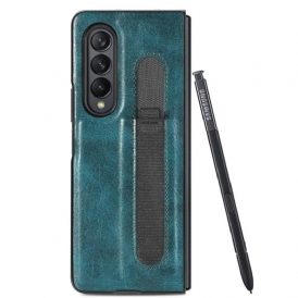 Cover Samsung Galaxy Z Fold 4 Stilo In Ecopelle