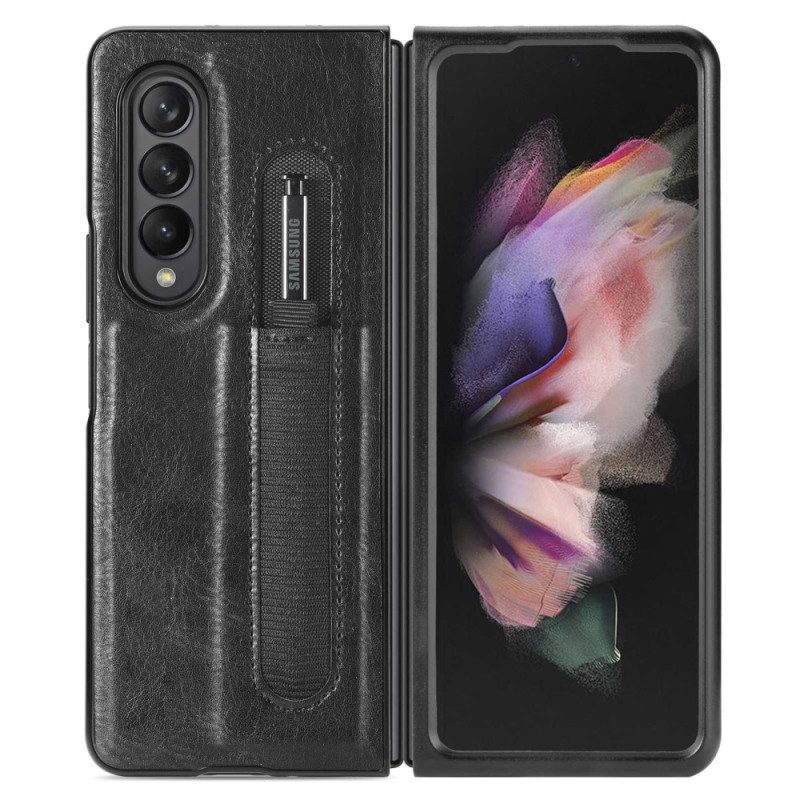 Cover Samsung Galaxy Z Fold 4 Stilo In Ecopelle