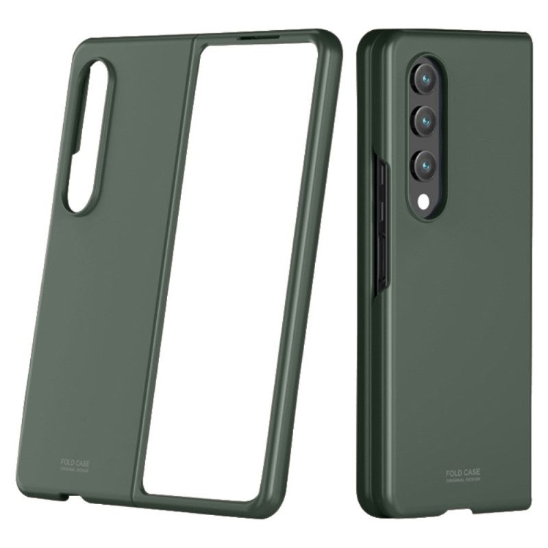 Cover Samsung Galaxy Z Fold 4 Tocco Di Pelle Ultra Sottile