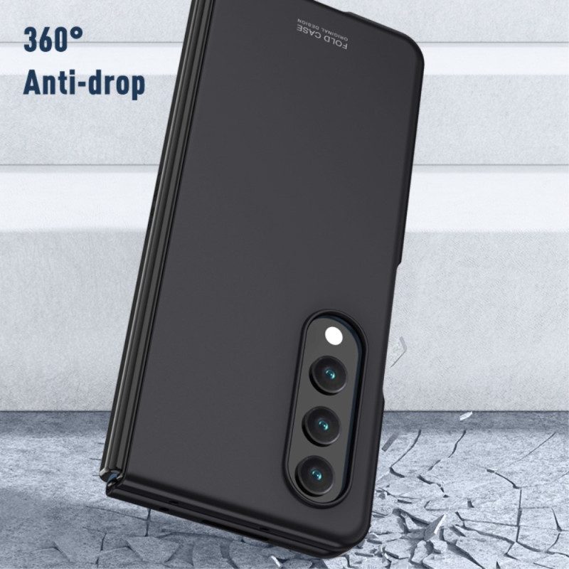 Cover Samsung Galaxy Z Fold 4 Tocco Di Pelle Ultra Sottile