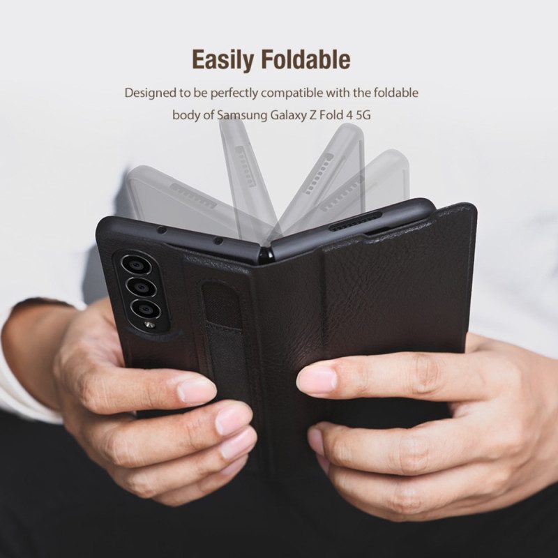 Custodia A Portafoglio Samsung Galaxy Z Fold 4 Nillkin Ecopelle