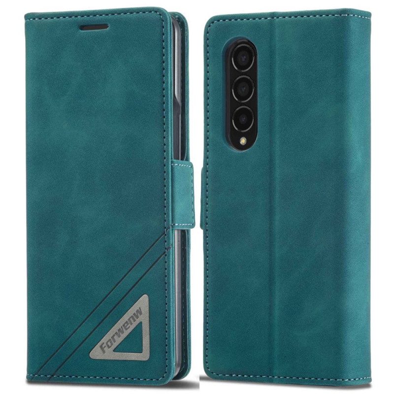 Custodia in pelle Samsung Galaxy Z Fold 4 Forwenw Serie F3