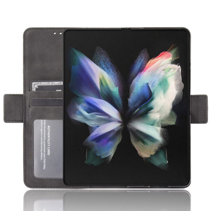 Custodia in pelle Samsung Galaxy Z Fold 4 Spia Lava