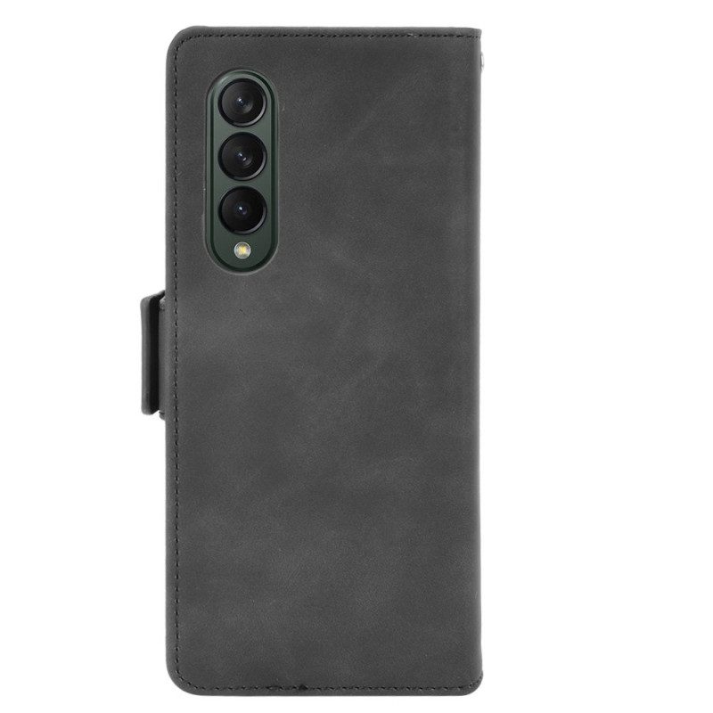 Custodia in pelle Samsung Galaxy Z Fold 4 Spia Lava