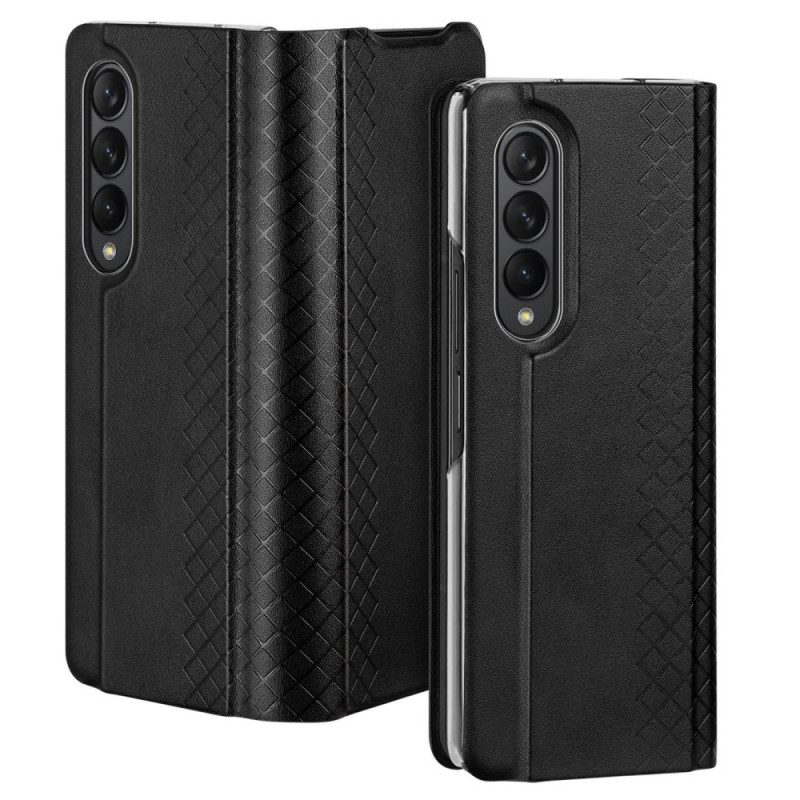 Folio Cover Samsung Galaxy Z Fold 4 Custodia in pelle Serie Brillante Dux Ducis