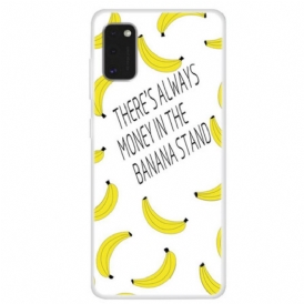 Cover Samsung Galaxy A41 Denaro Banana Trasparente