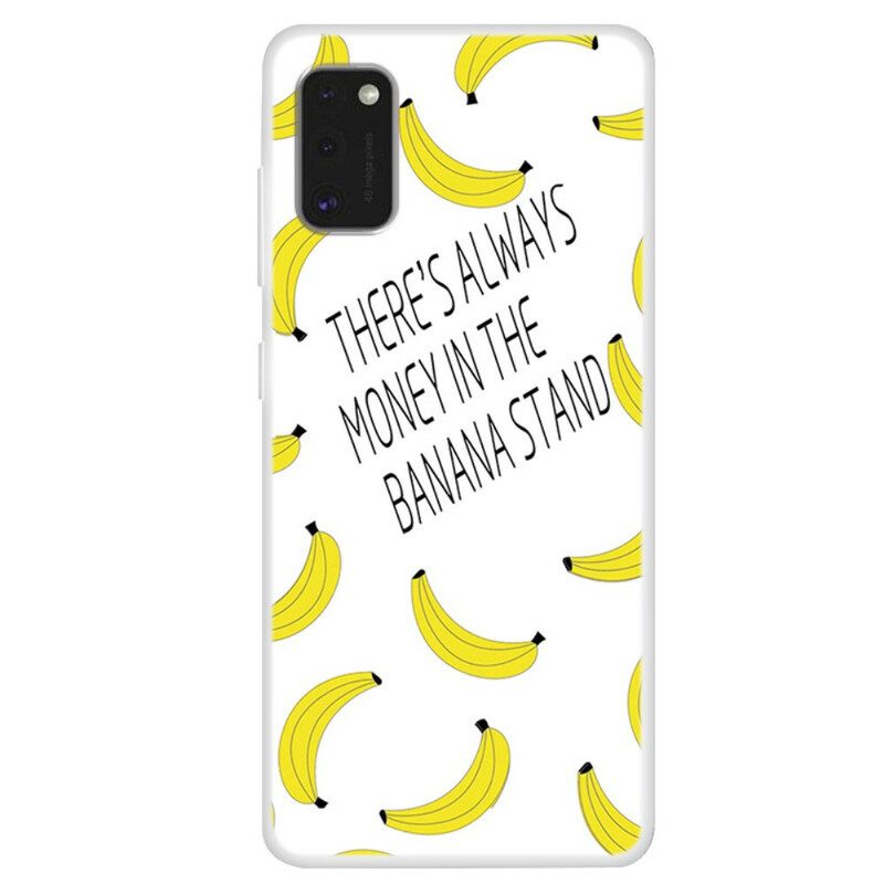 Cover Samsung Galaxy A41 Denaro Banana Trasparente