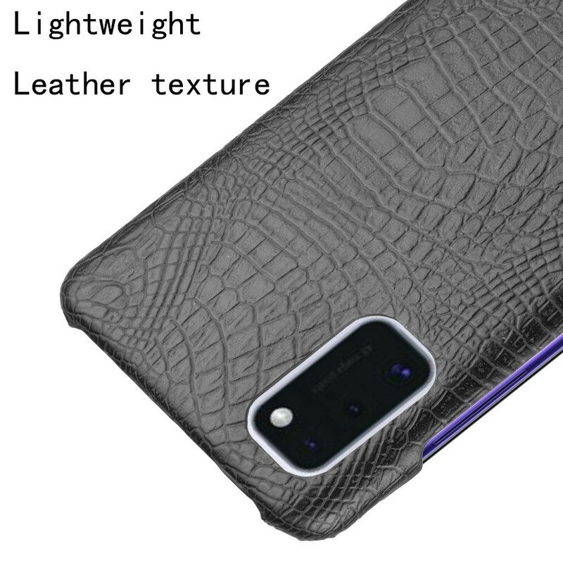 Cover Samsung Galaxy A41 Effetto Pelle Di Coccodrillo