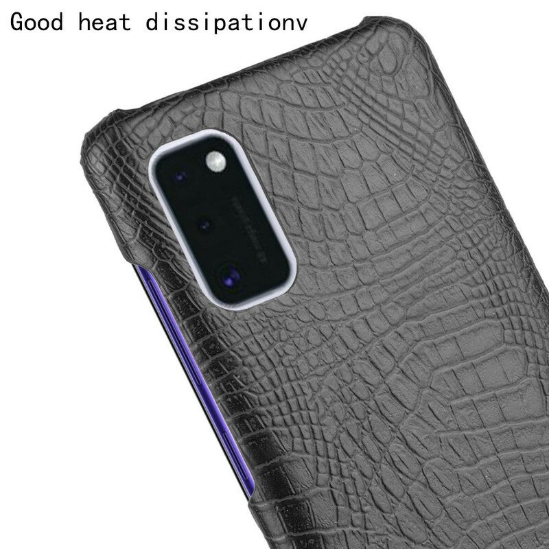 Cover Samsung Galaxy A41 Effetto Pelle Di Coccodrillo