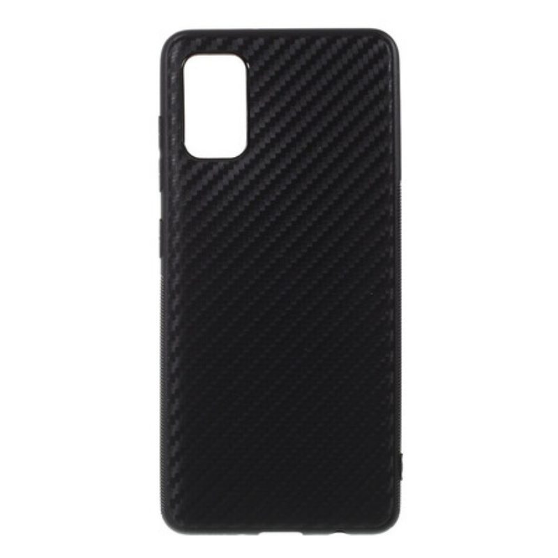 Cover Samsung Galaxy A41 Fibra Di Carbonio