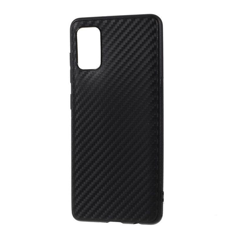 Cover Samsung Galaxy A41 Fibra Di Carbonio