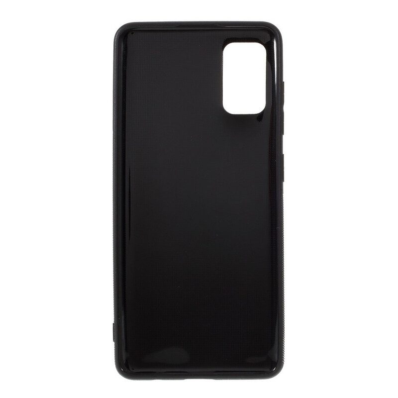 Cover Samsung Galaxy A41 Fibra Di Carbonio