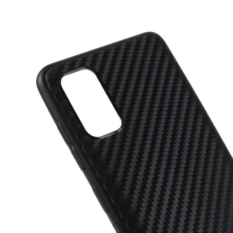 Cover Samsung Galaxy A41 Fibra Di Carbonio