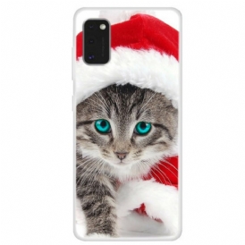 Cover Samsung Galaxy A41 Gatto Di Natale