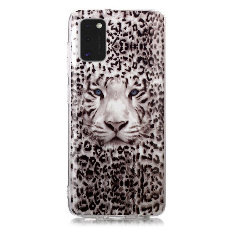 Cover Samsung Galaxy A41 Leopardo Fluorescente