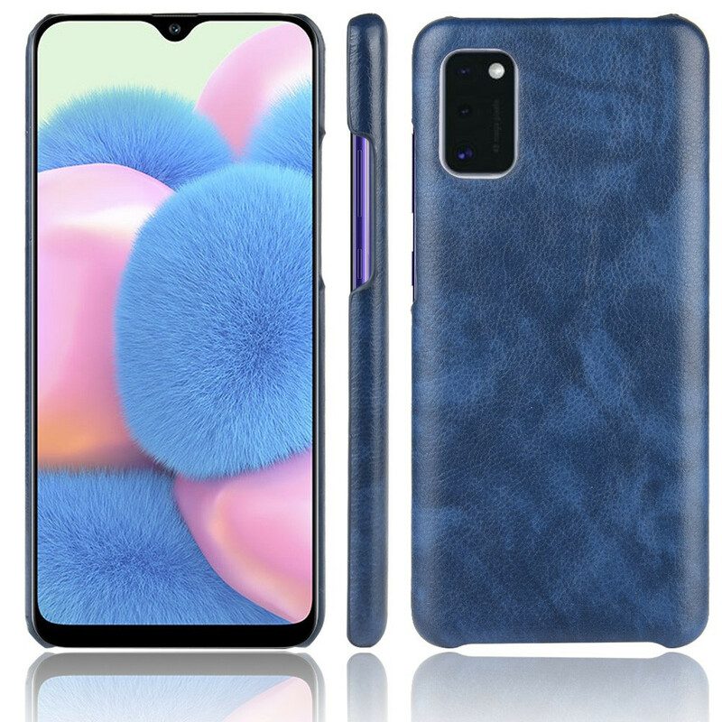 Cover Samsung Galaxy A41 Litchi Performance Effetto Pelle